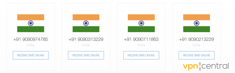virtual india phone numbers
