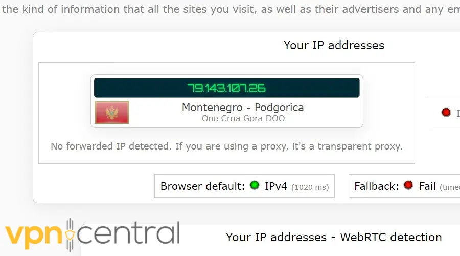 sweat vpn ip leak failure