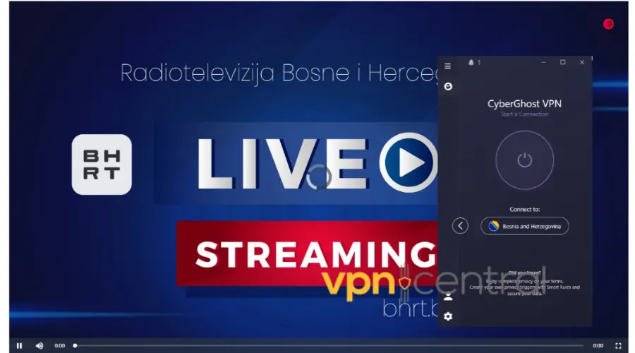 bosnia tv unblocked with cyberghost