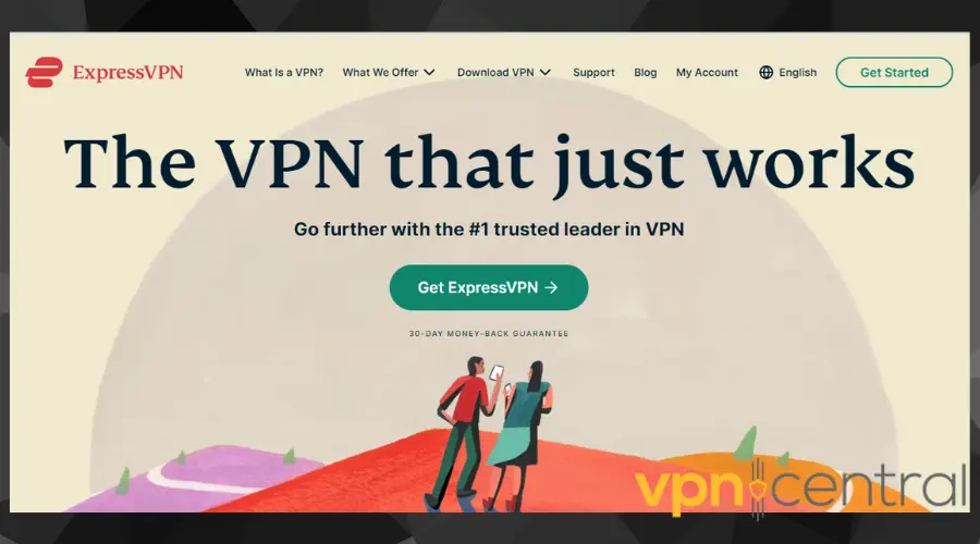 ExpressVPN download page