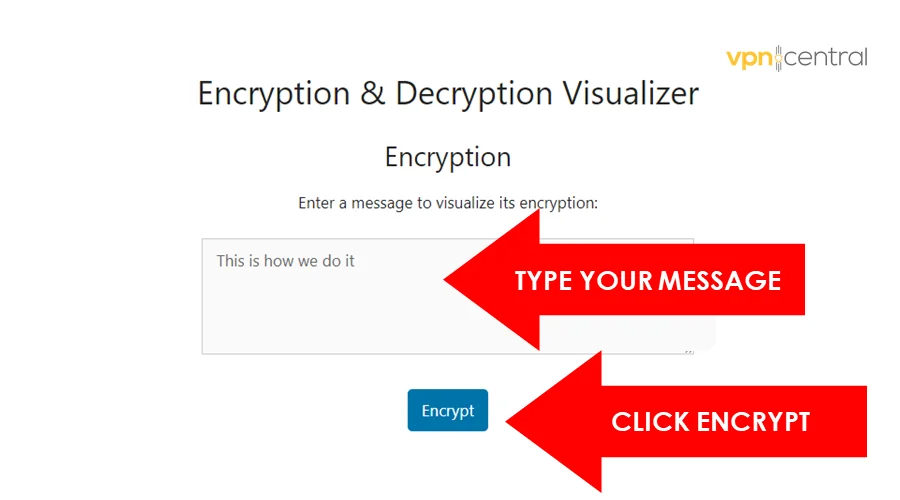 encryption tool textbox