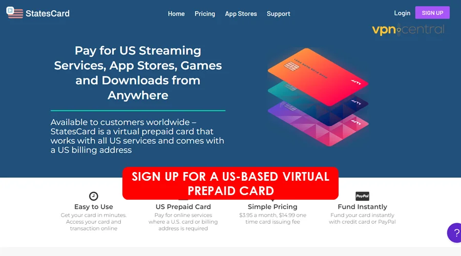 get a united sates virtual prepaid card