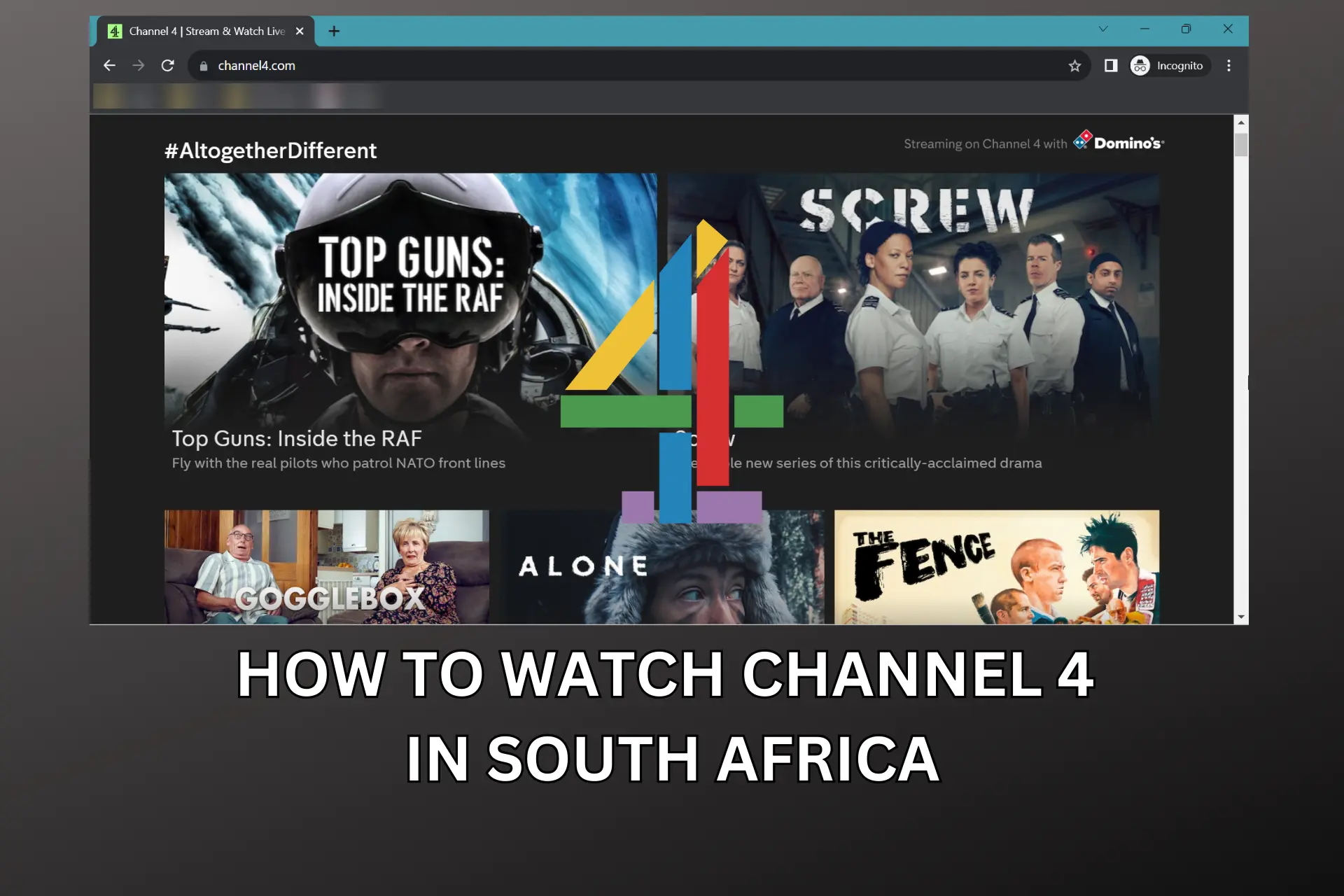 how to watch channel 4 in south africa