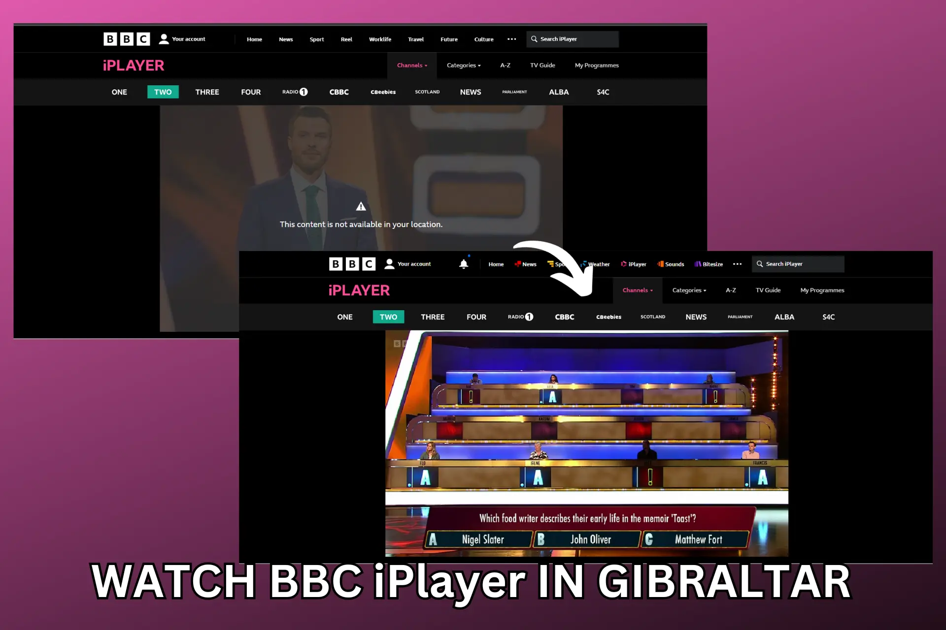 Watch BBC iPlayer in Gibraltar Easily! [Geo-Unblocking Guide]