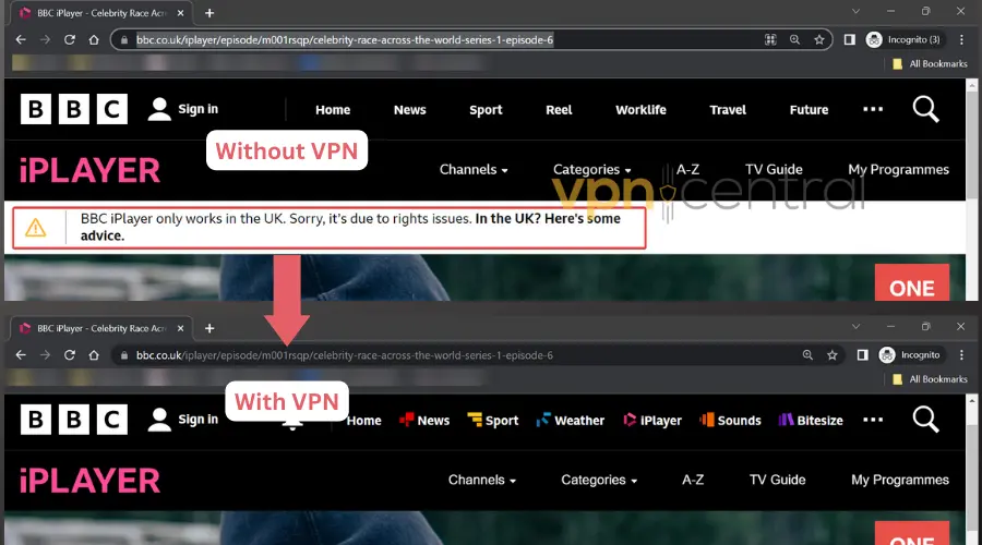 bbc iplayer geo error fixed with vpn