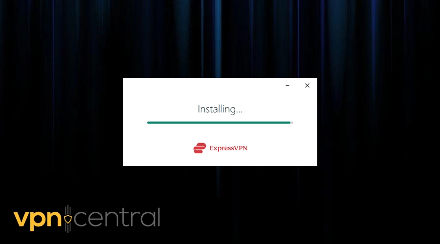 expressvpn installing windows