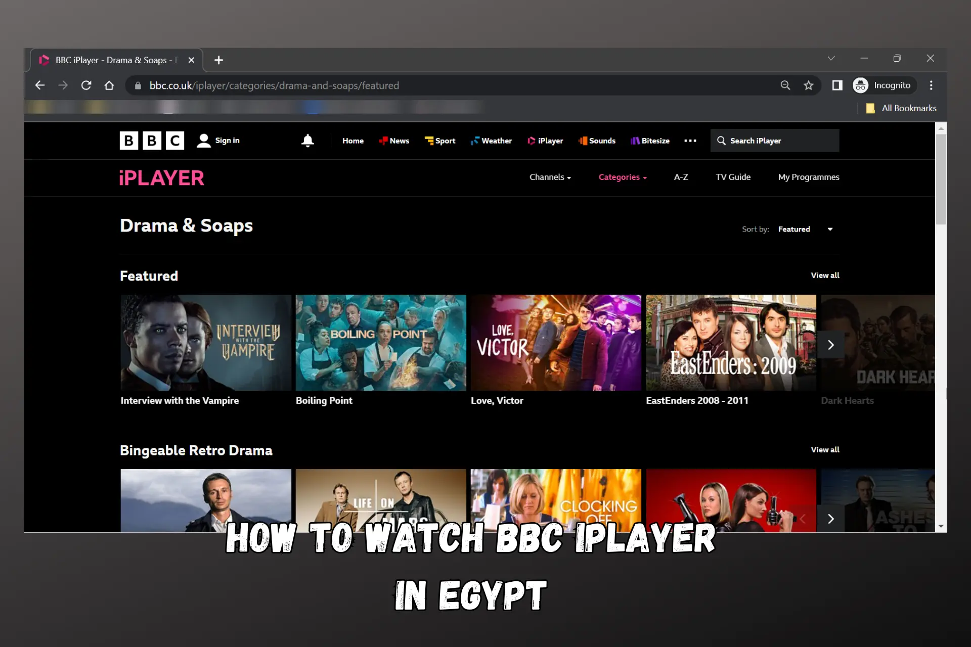 How to Watch BBC iPlayer in Egypt [Step-by-Step]