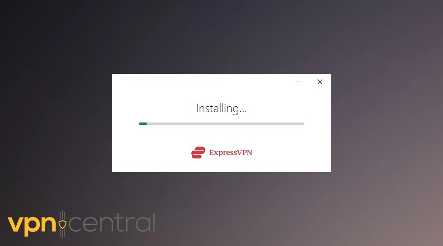 expressvpn installation process