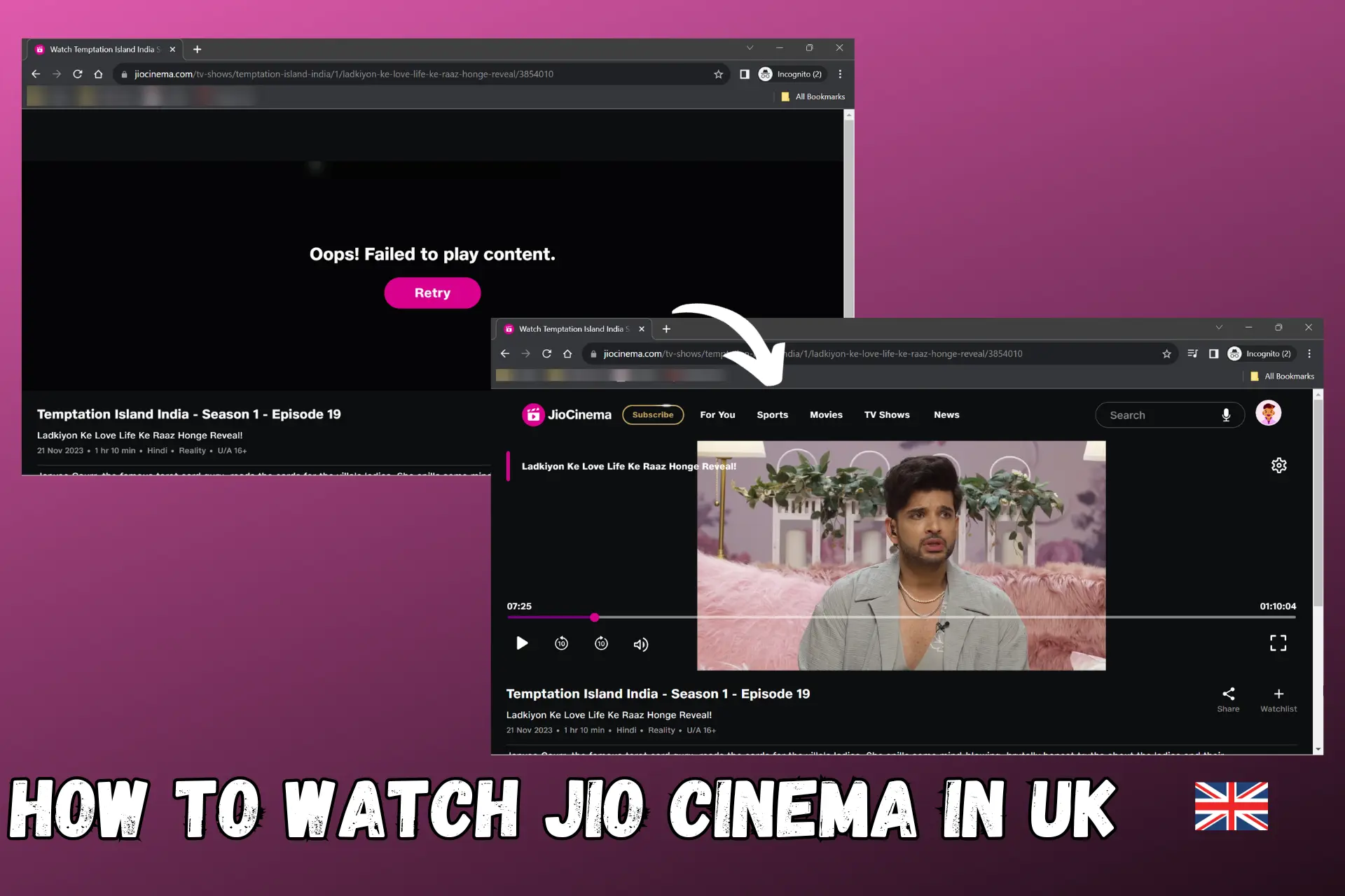 How to Watch Jio Cinema in the UK