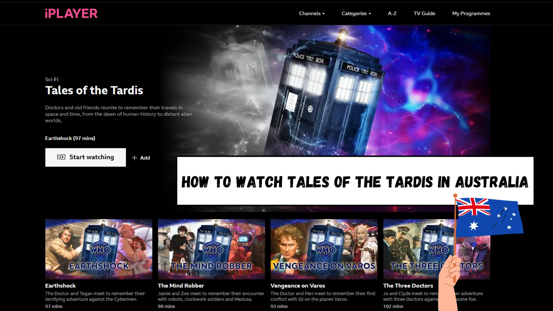 watch tales of the tardis in australia