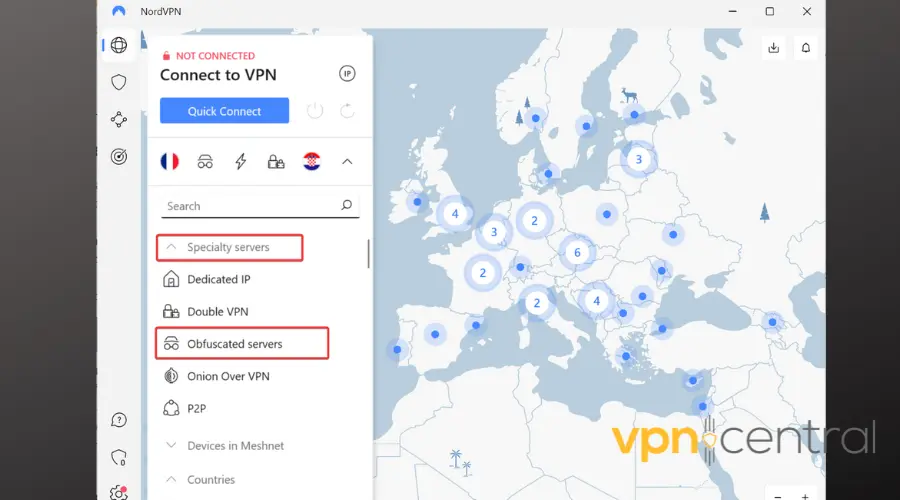 nordvpn obfuscated servers