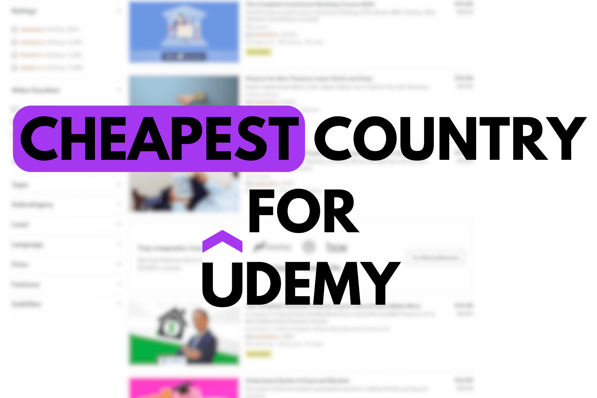 What Is the Cheapest Country for Udemy? [Money-Saving Guide]