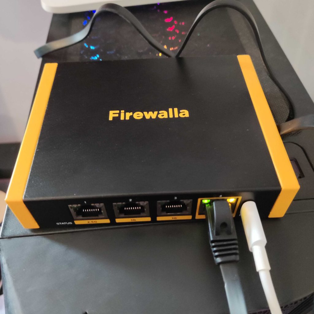 Firewalla Gold SE connected