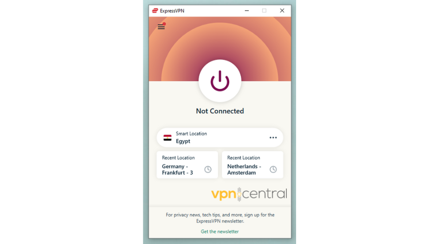 ExpressVPN disconnected