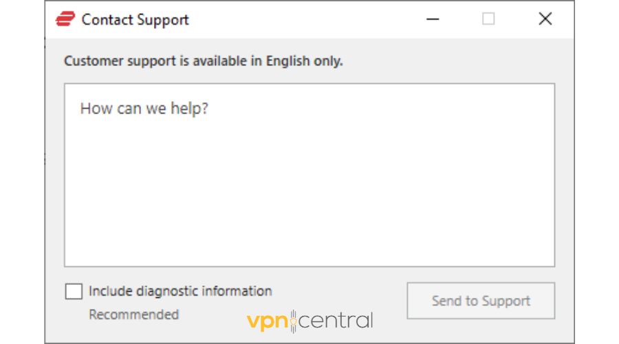 Contact Support