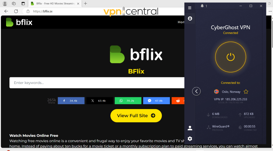 Stream Bflix with a VPN