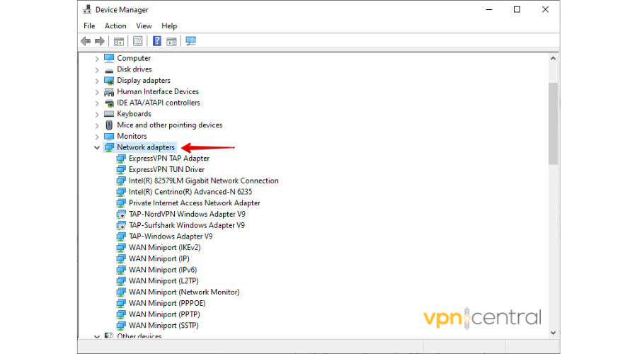 Network adapters