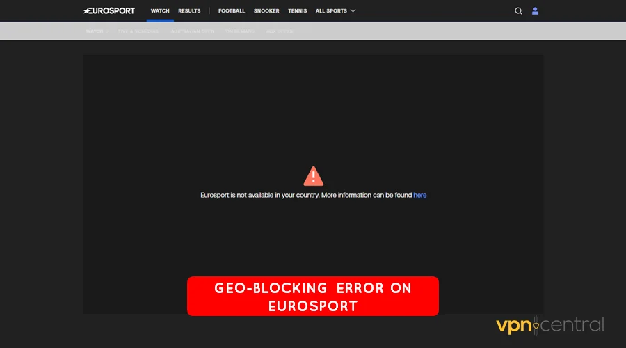 eurosport geo-blocking
