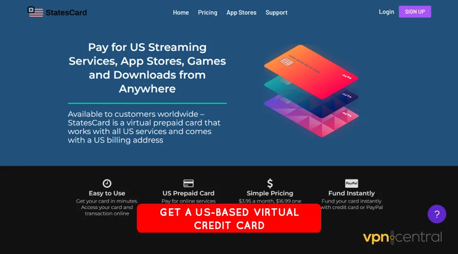 go to statescard and get a us virtual credit card