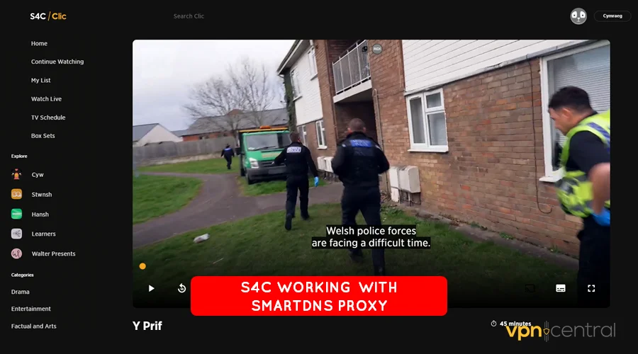 s4c working with smartdns proxy