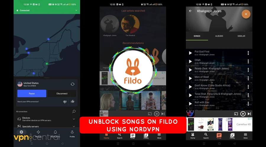 fildo songs unblocked using nordvpn