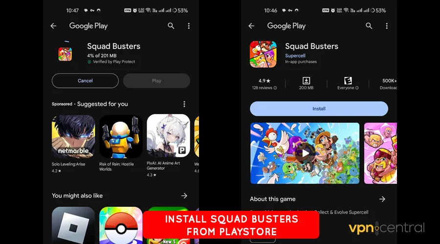 download and install squad busters