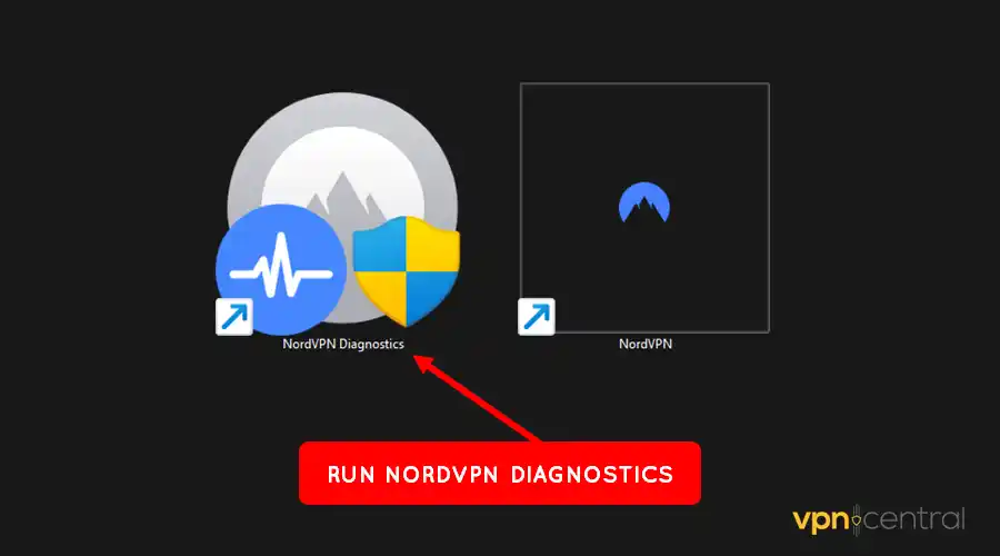 find the nordvpn diagnostics tool