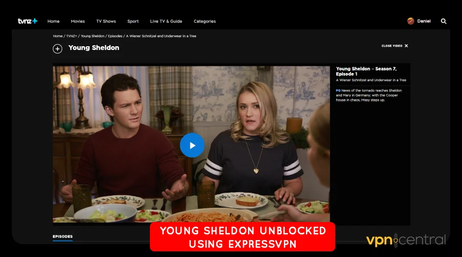 young sheldon season seven unblocked using expressvpn