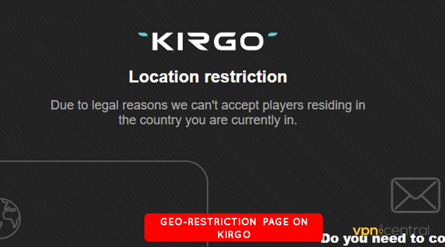 location restrictions on kirgo casino