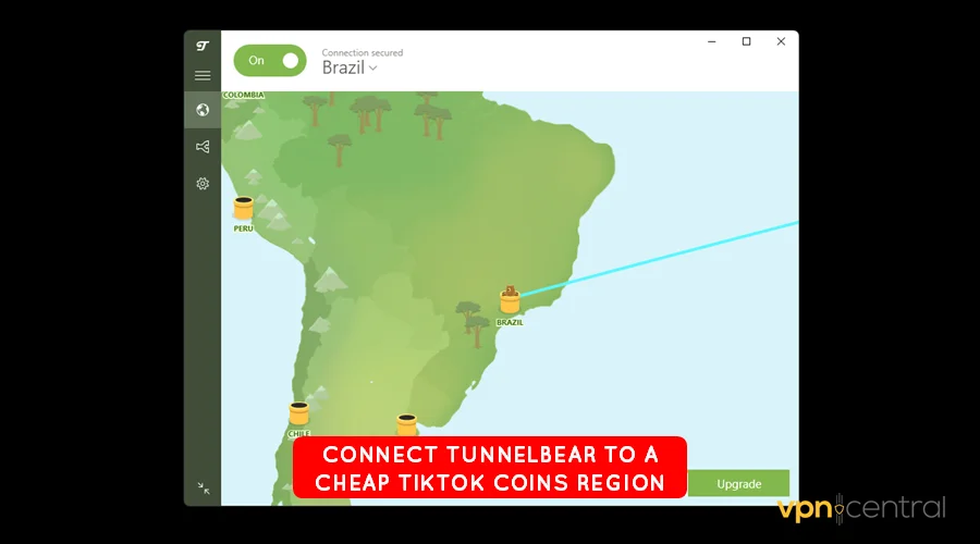 connect to a cheap tiktok coins country