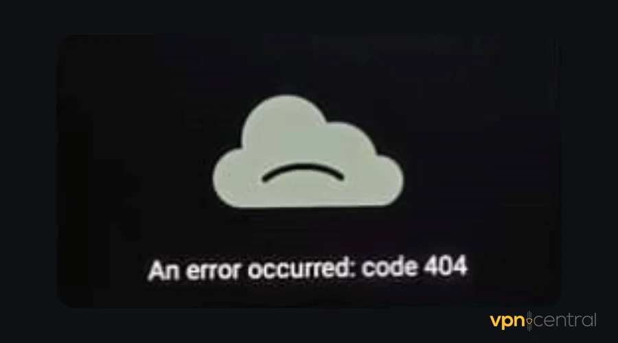 error code 404 on tivimate