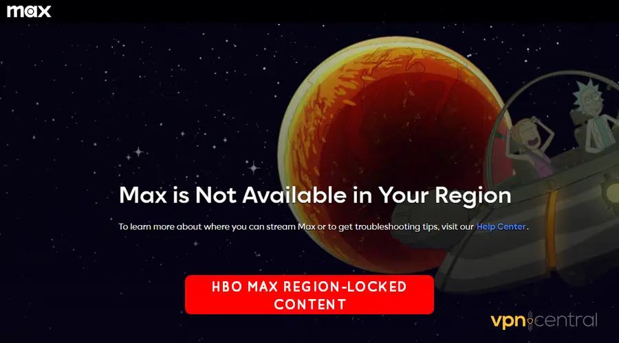 hbo max region-locked content error