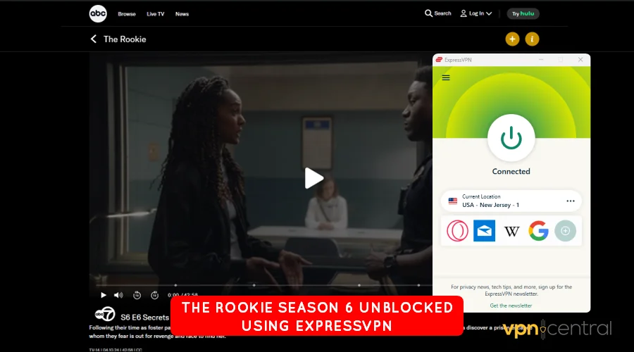 the rookie season 6 unblocked using expressvpn