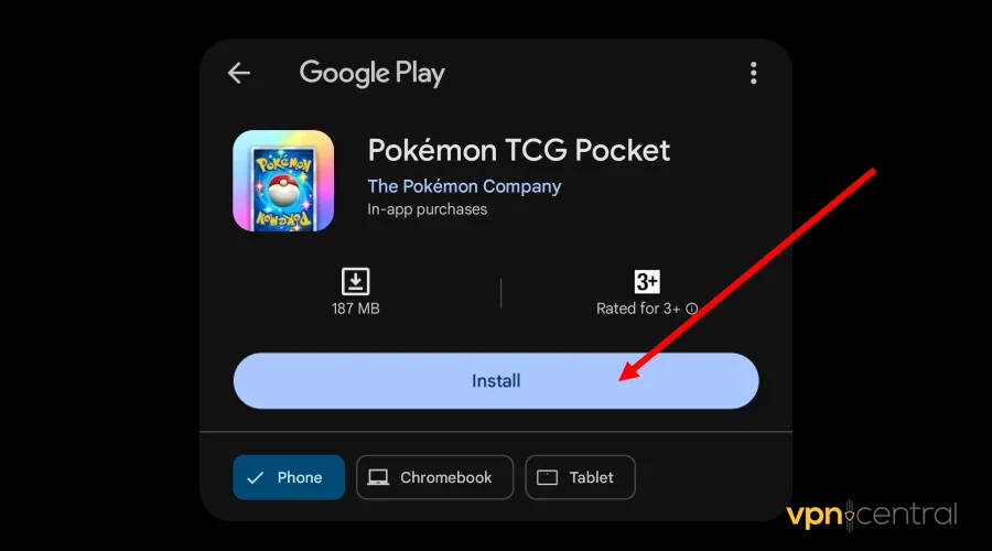 pokémon tcg pocket unblocked using nordvpn