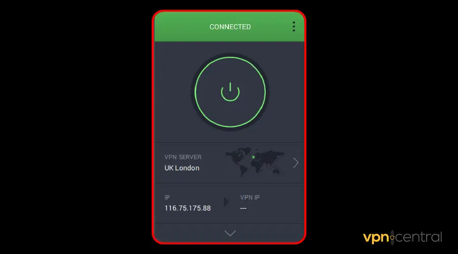 connect to a ddos-guard-supported country