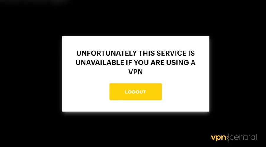 setanta sports vpn restriction notification