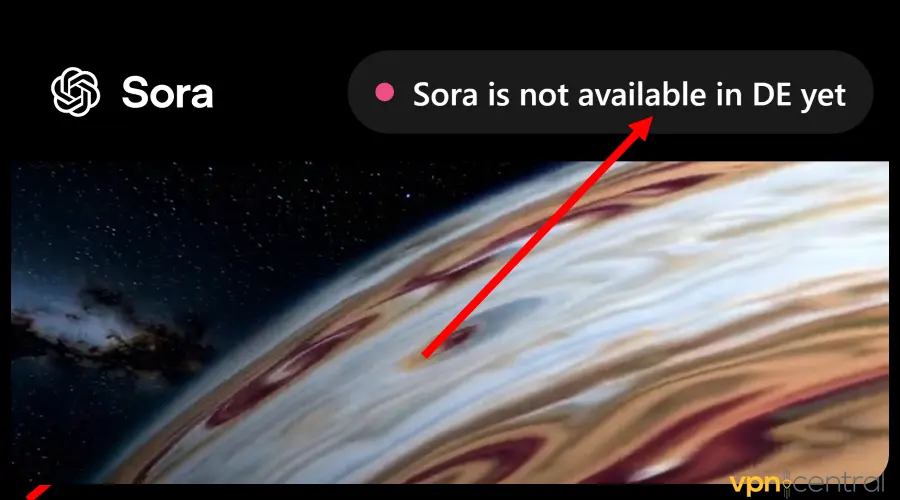 sora geo-restricted in eu countries