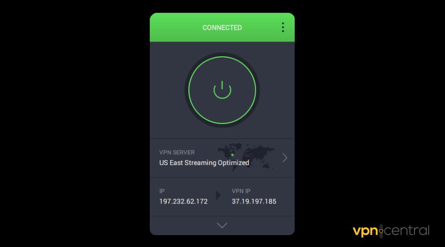 connect to a streaming server on pia