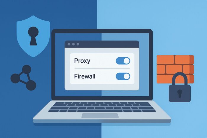 how to check proxy and firewall