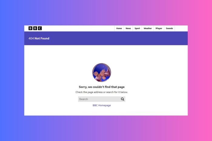 bbc website not working with vpn