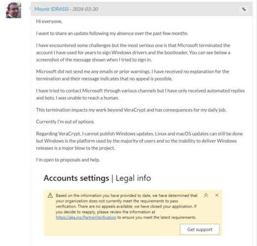 Microsoft locks VeraCrypt and WireGuard out of Windows signing ...