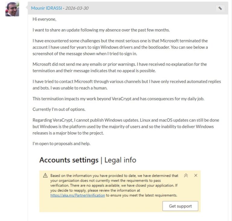 Microsoft locks VeraCrypt and WireGuard out of Windows signing ...
