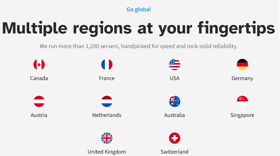 VPN locations